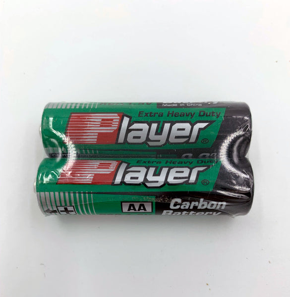 Player Extra Heavy Duty AA Batteries - 2 Pack - SP1-2PACK