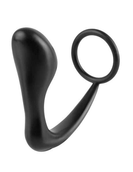 Anal Fantasy Collection Ass Gasm Cockring Plug - Black - PD4623-23